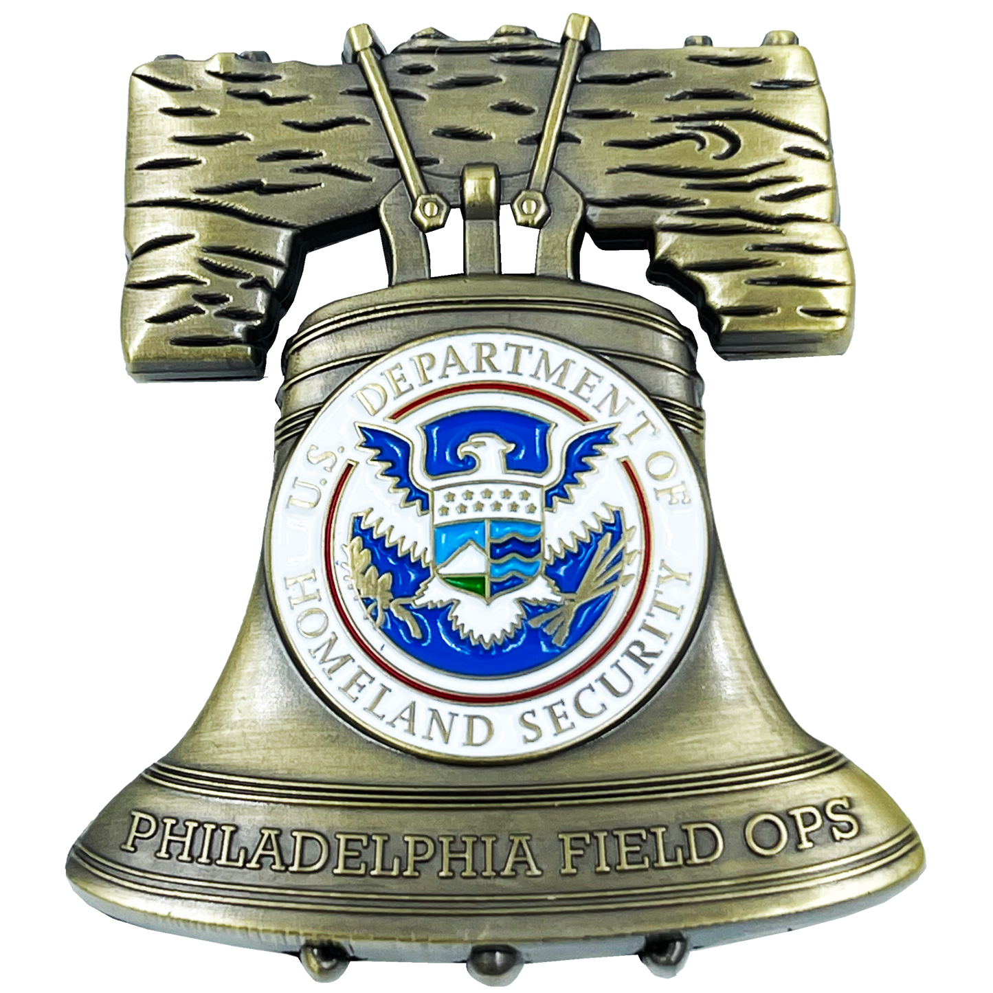 BL12-017 CBP Field Operations Philly Liberty Bell Philadelphia Field Office Challenge Coin