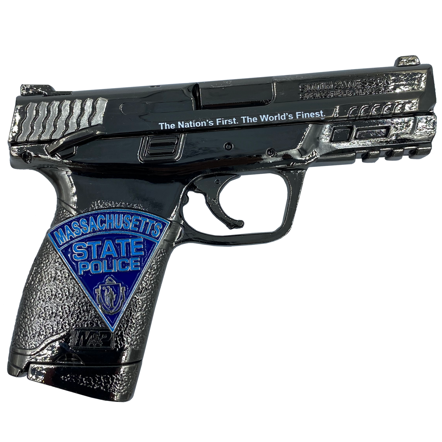 G-016 Massachusetts State Police Trooper Duty Smith & Wesson M&P 45 MSP Challenge Coin