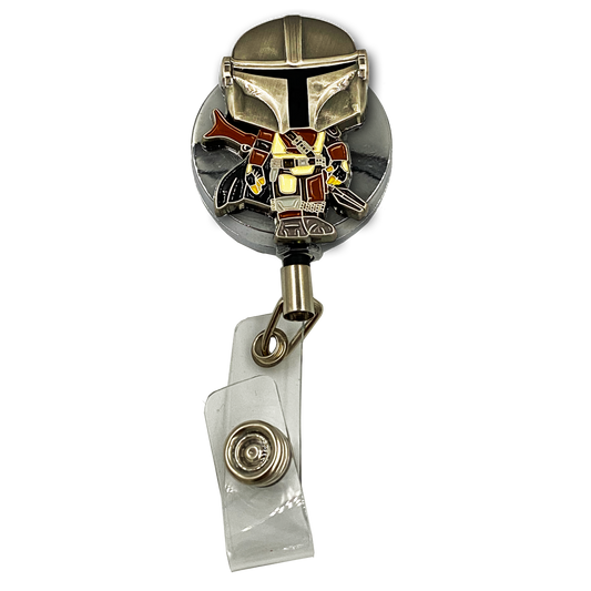 EL6-008 Bounty Hunter ID reel retractable ID card holder