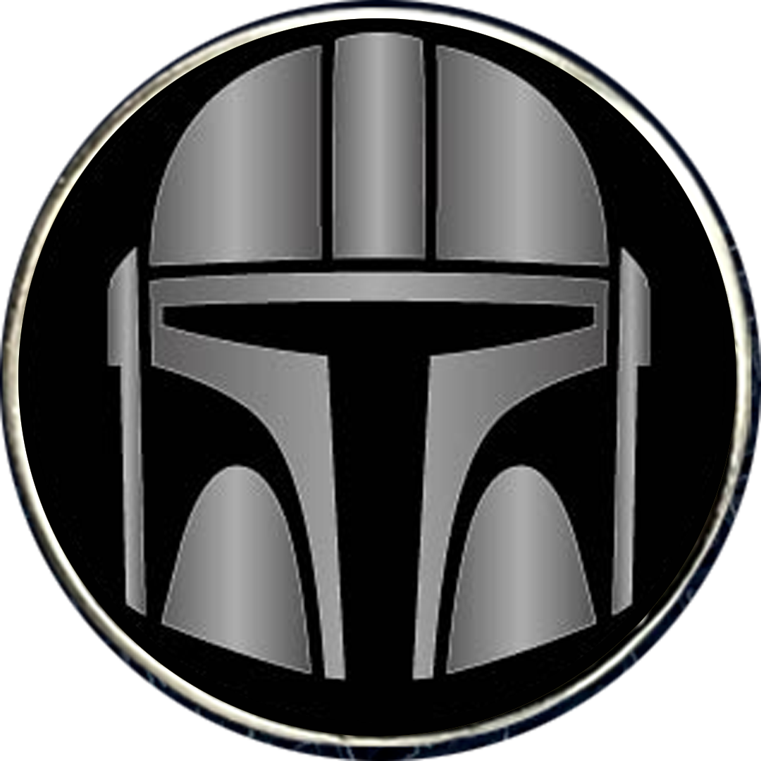 PBX-006-G Order of the Mandalorian Beskar plated Lapel Pin