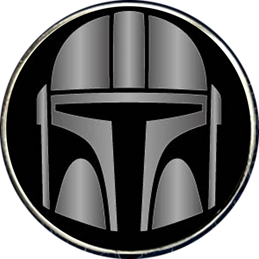 PBX-006-G Order of the Mandalorian Beskar plated Lapel Pin