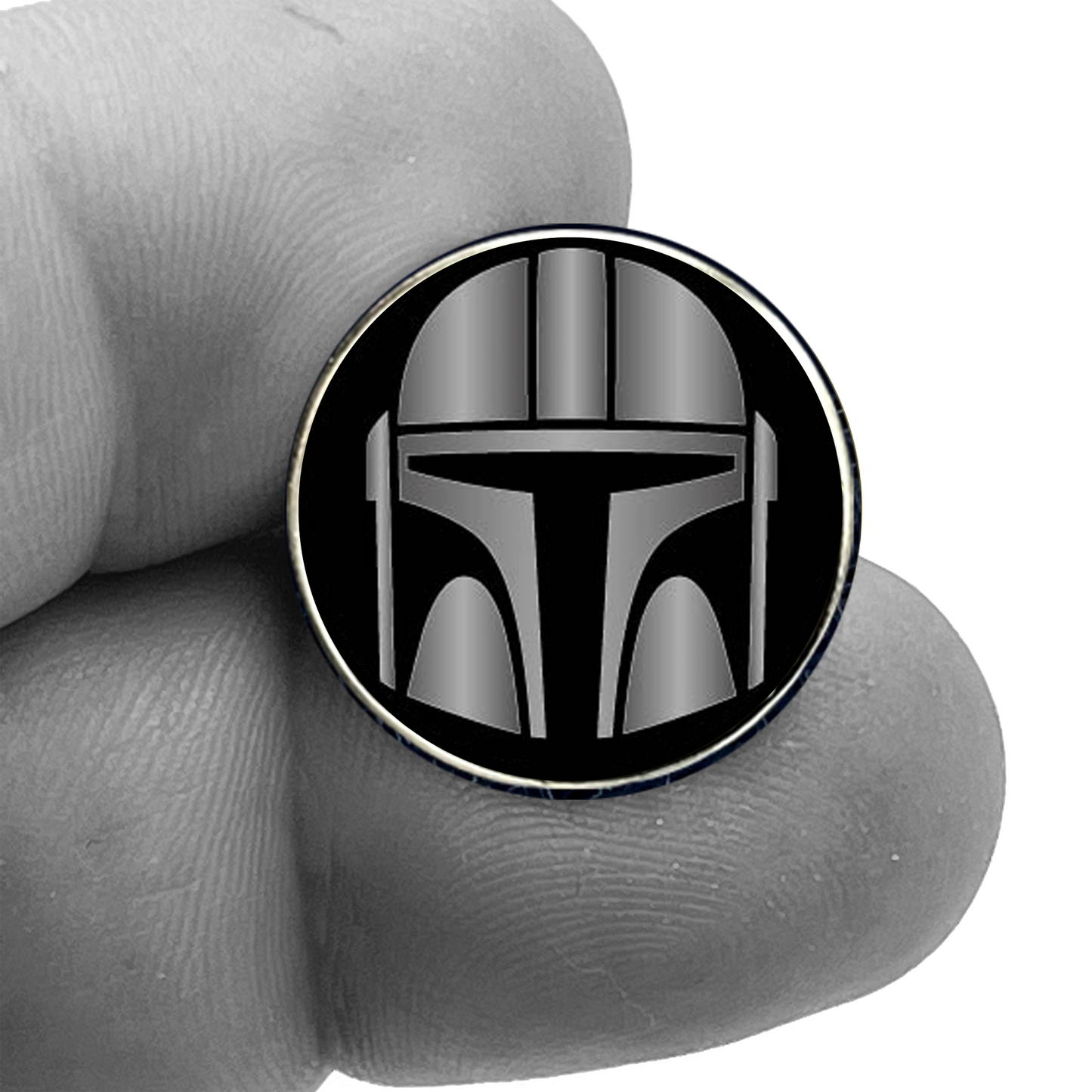 PBX-006-G Order of the Mandalorian Beskar plated Lapel Pin