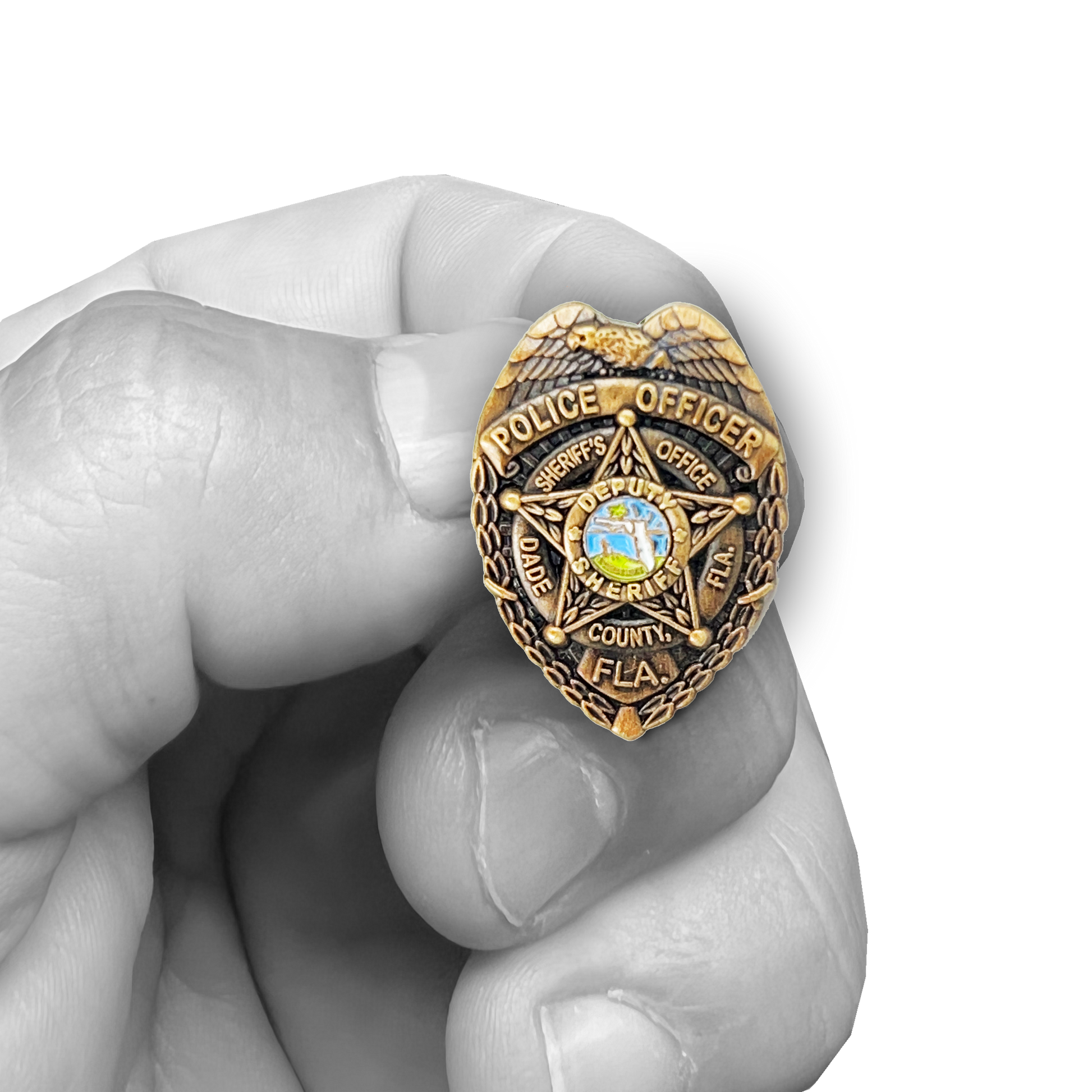 PBX-002-G Miami Dade Florida Police Department Deputy Sheriff Label Pi –  America's Front Line® Collectibles Challenge Coins, Patches, Pins, Badges \u0026  More, image size:1946x1946