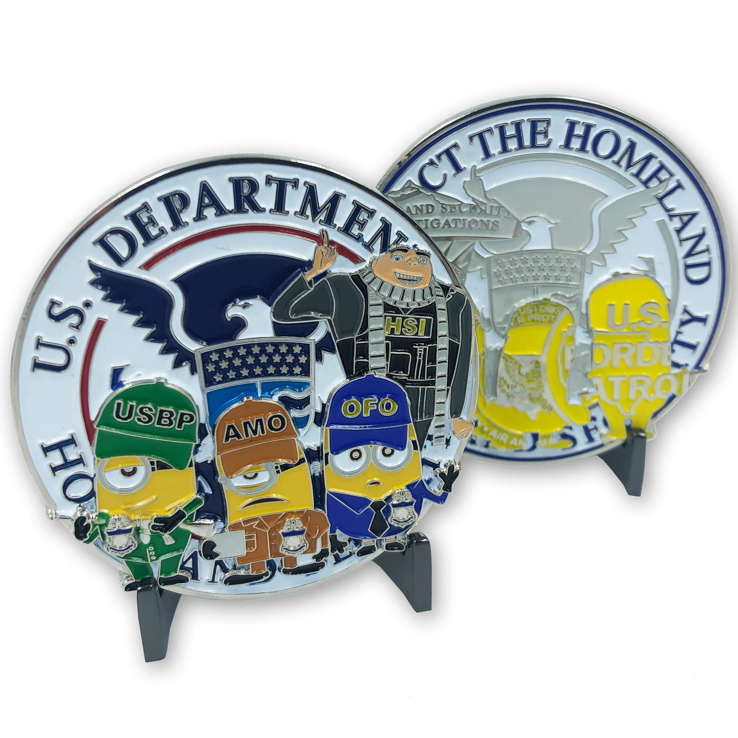 KK-015 CBP Challenge Coin Border Patrol HSI Field Operations