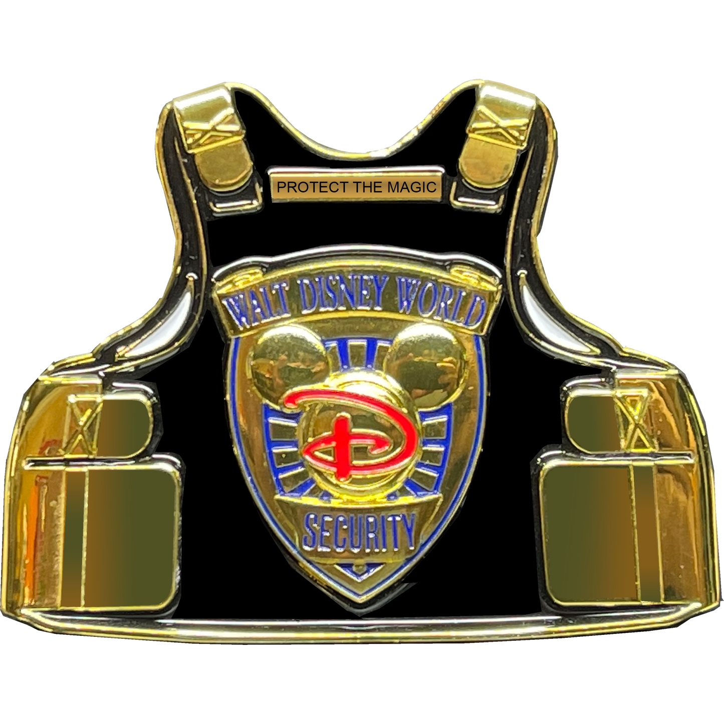 BL15-002 Thin Blue Line Mouse Park Security Challenge Coin