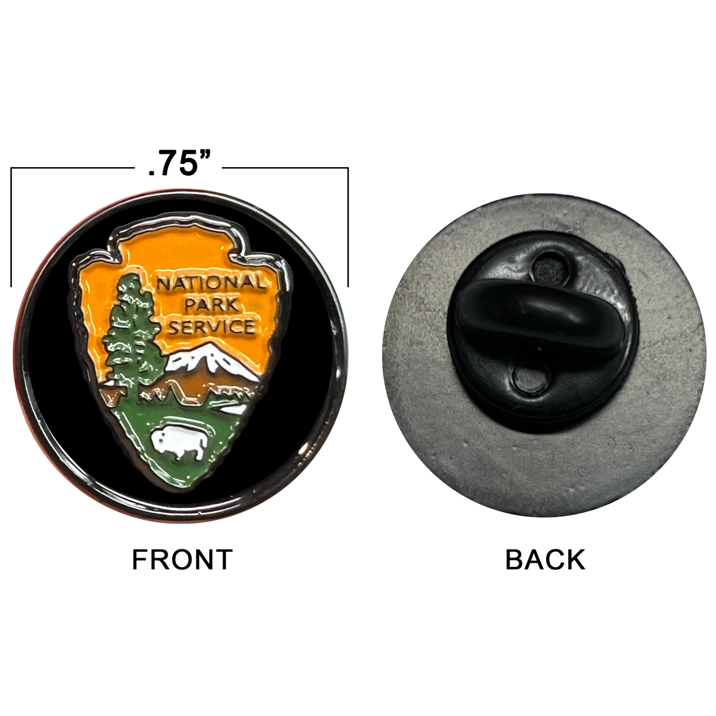 PBX-005-A National Park Service NPS Park Ranger Lapel Pin