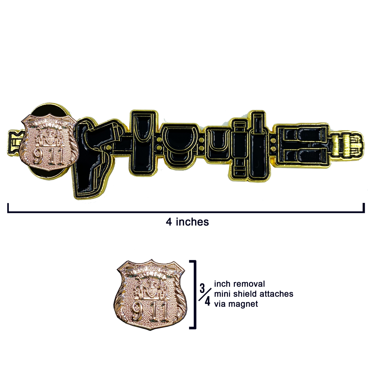 discontinued CL-HH NYPD Police Officer Duty Belt Challenge Coin