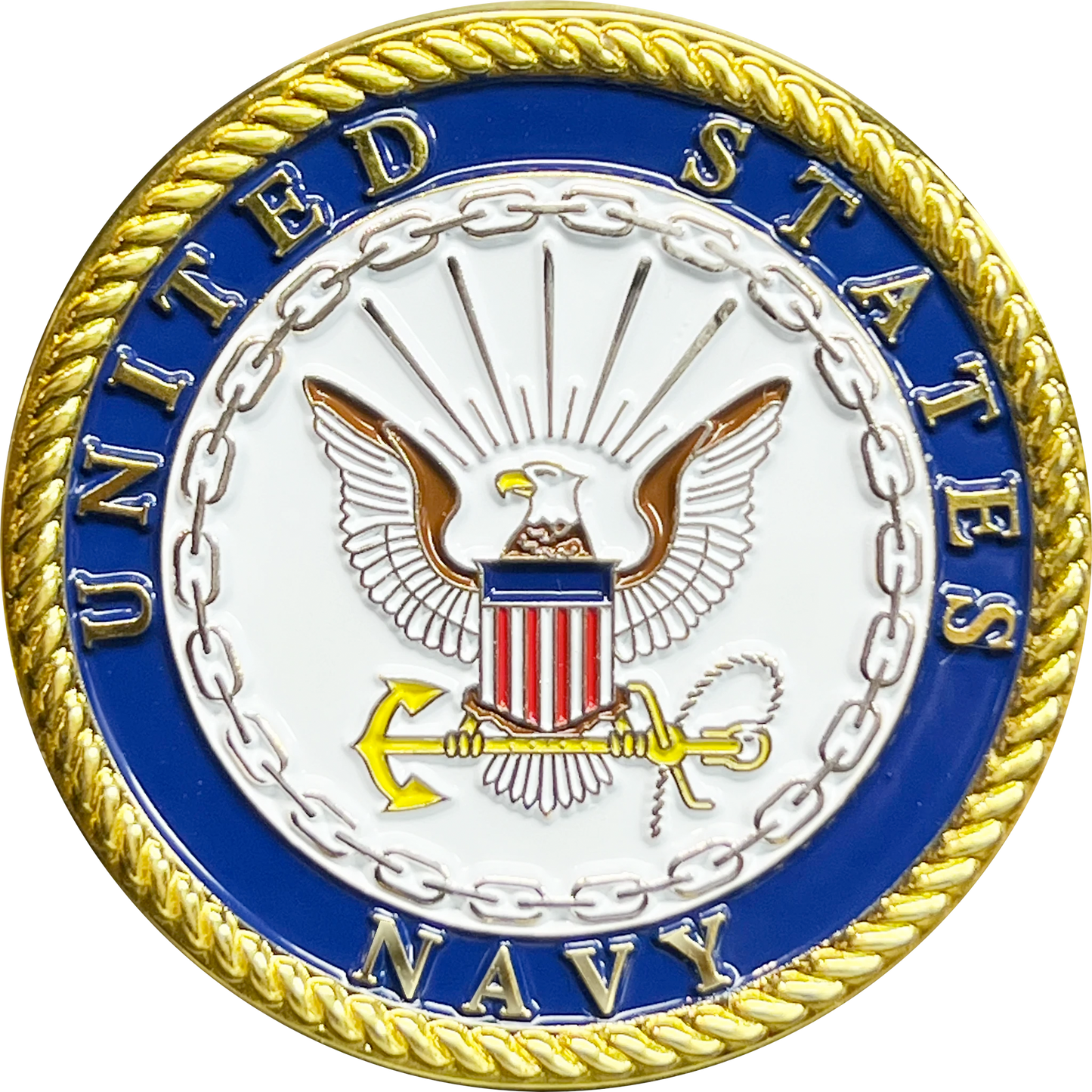 EL11-014 Protectors of the Homeland Naval CBP HSI FAM Secret Service US Navy Challenge Coin Military Veteran