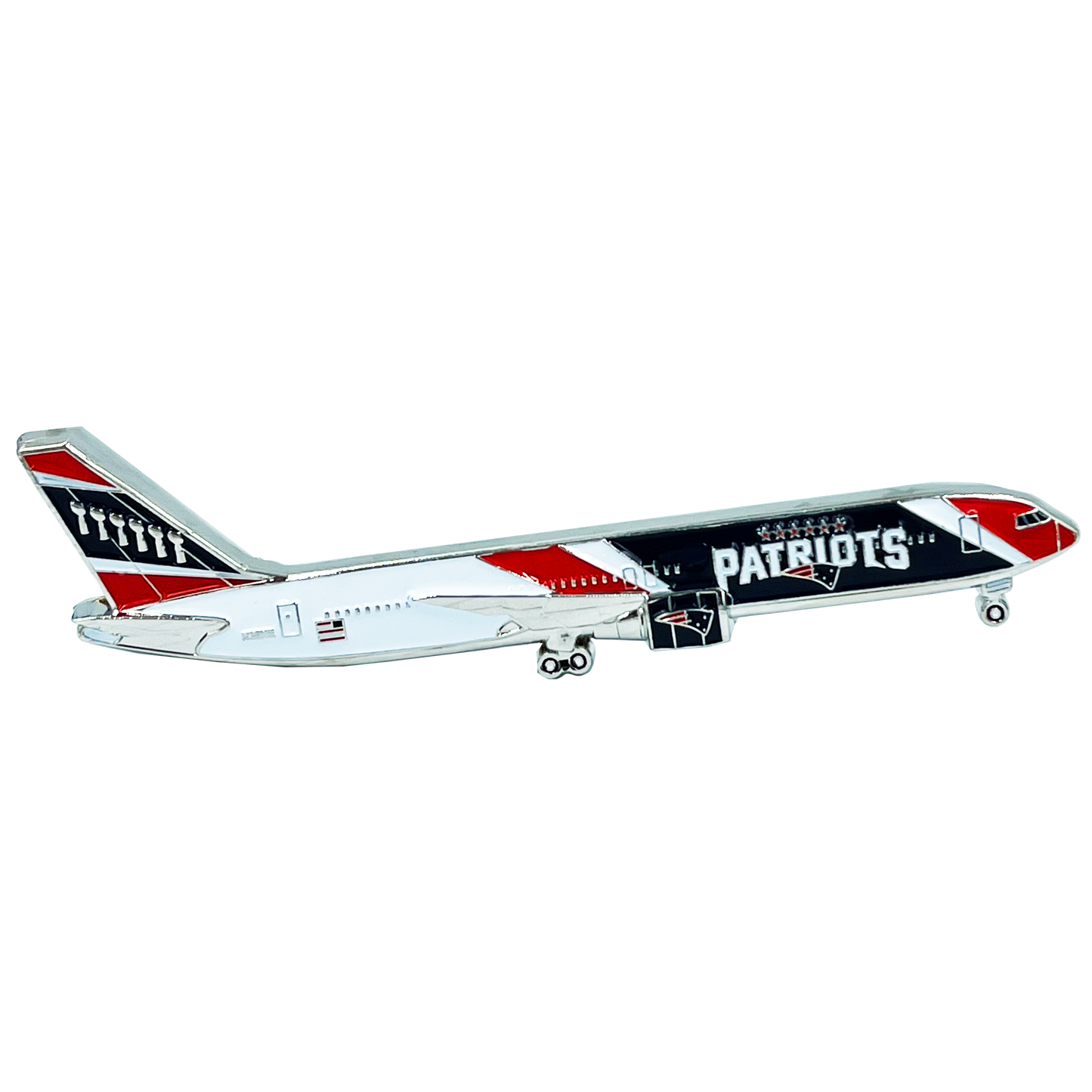 discontinued EL6-005 MSP Pats inspired Airplane Team Plane Patriots Challenge Coin Massachusetts State Police Thin Blue Line Mass State Trooper