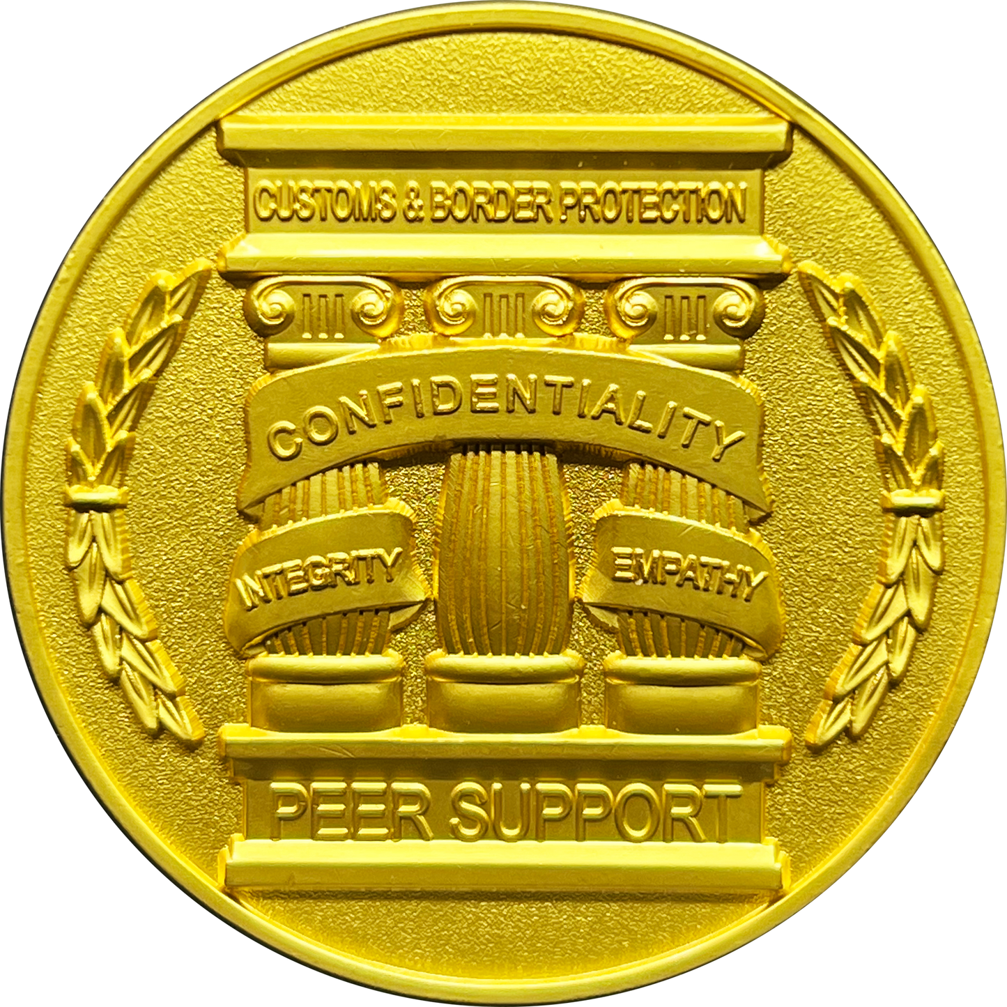 GL2-009 CBP Border Patrol Field Ops AMO Peer Support Challenge Coin