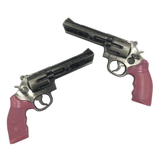 F-013 Pink S&W Magnum “I got your 6” Challenge Coin CBP Police LEO Breast Cancer Awareness