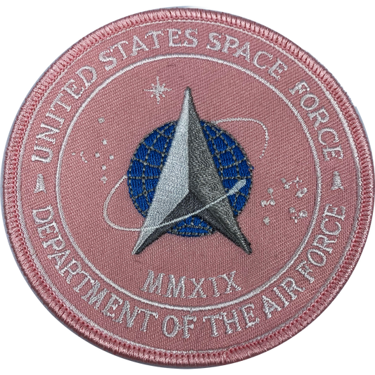 discontinued CL4-07 Pink breast Cancer Awareness United States Space Force Patch U.S. Department of the Air Force MMXIX