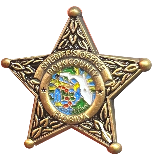 BFP-013 Polk County Florida Deputy Sheriff Lapel Pin Grady Judd
