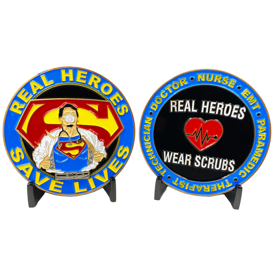 discontinued CL3-13 Doctor Nurse RN EMT Paramedic Therapist Technician Challenge Coin Pandemic