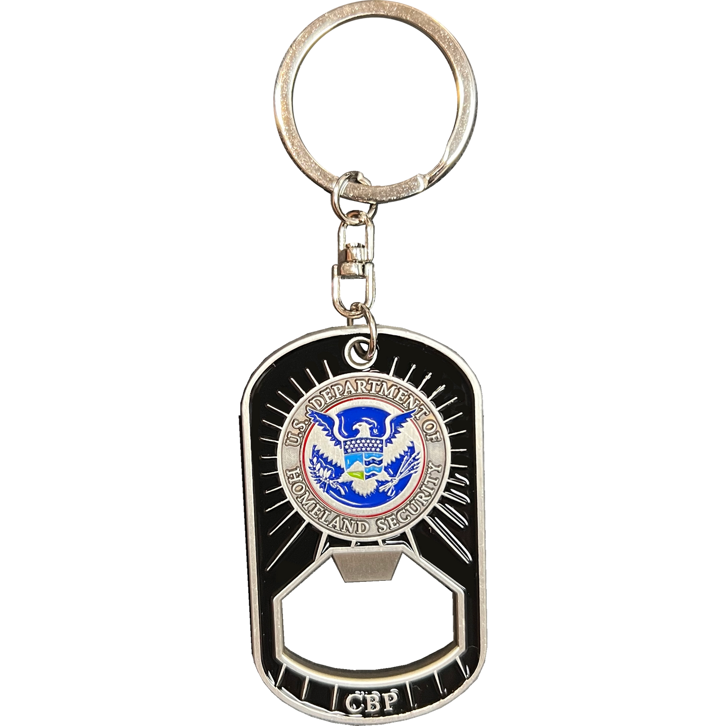 GL9-008 CBP Officer OFO Seaport A-TCET Trade Cruise Ship Passenger Challenge Coin Keychain Bottle Opener