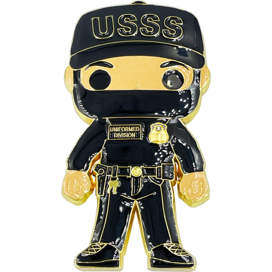 EL13-007 Secret Service Counter Assault Team CAT Officer Uniformed Division USSS Agent Thin Blue Line Challenge Coin
