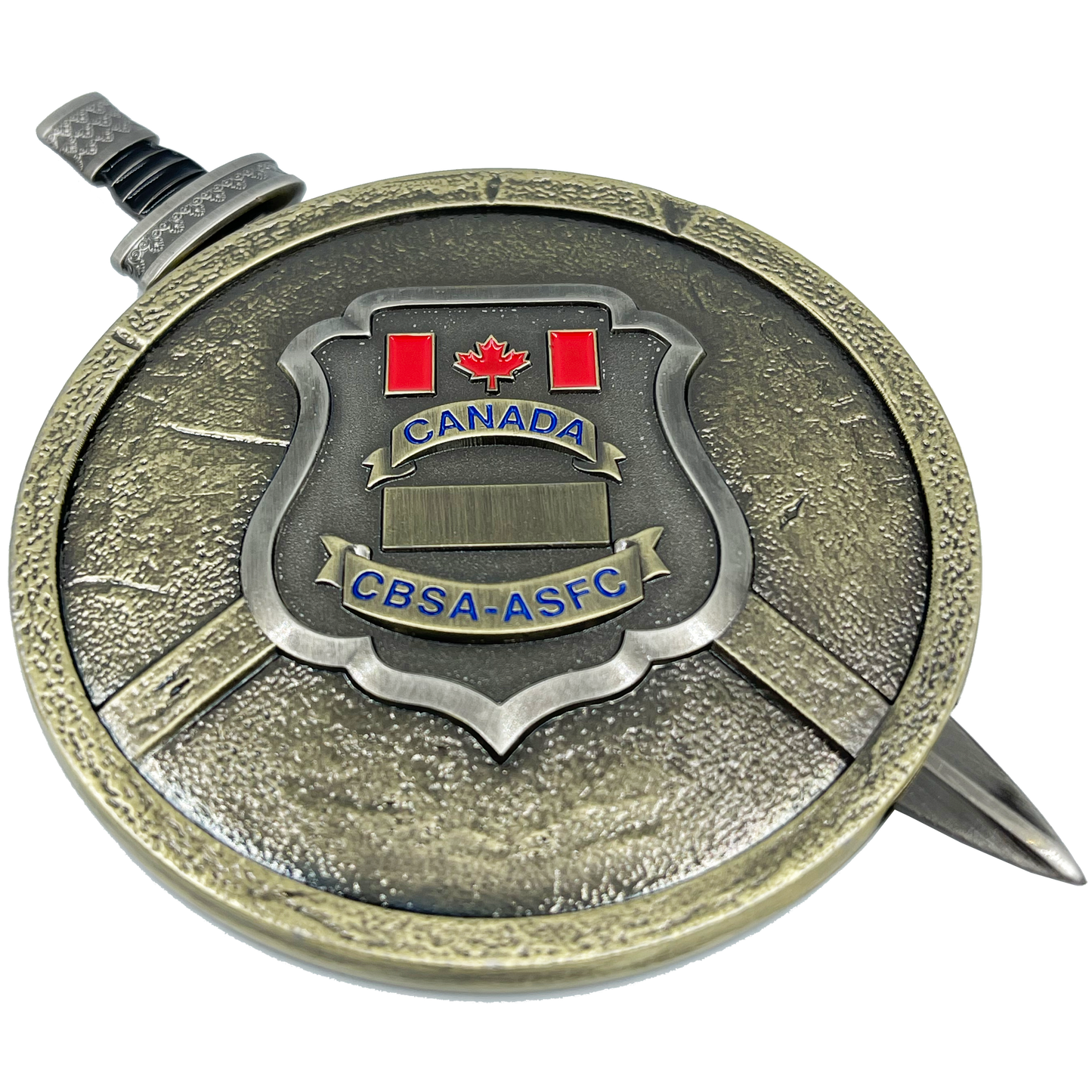 BL9-004 CBSA ASFC Canada Border Services Agency Shield with removable Sword Challenge Coin Set Canadian Customs