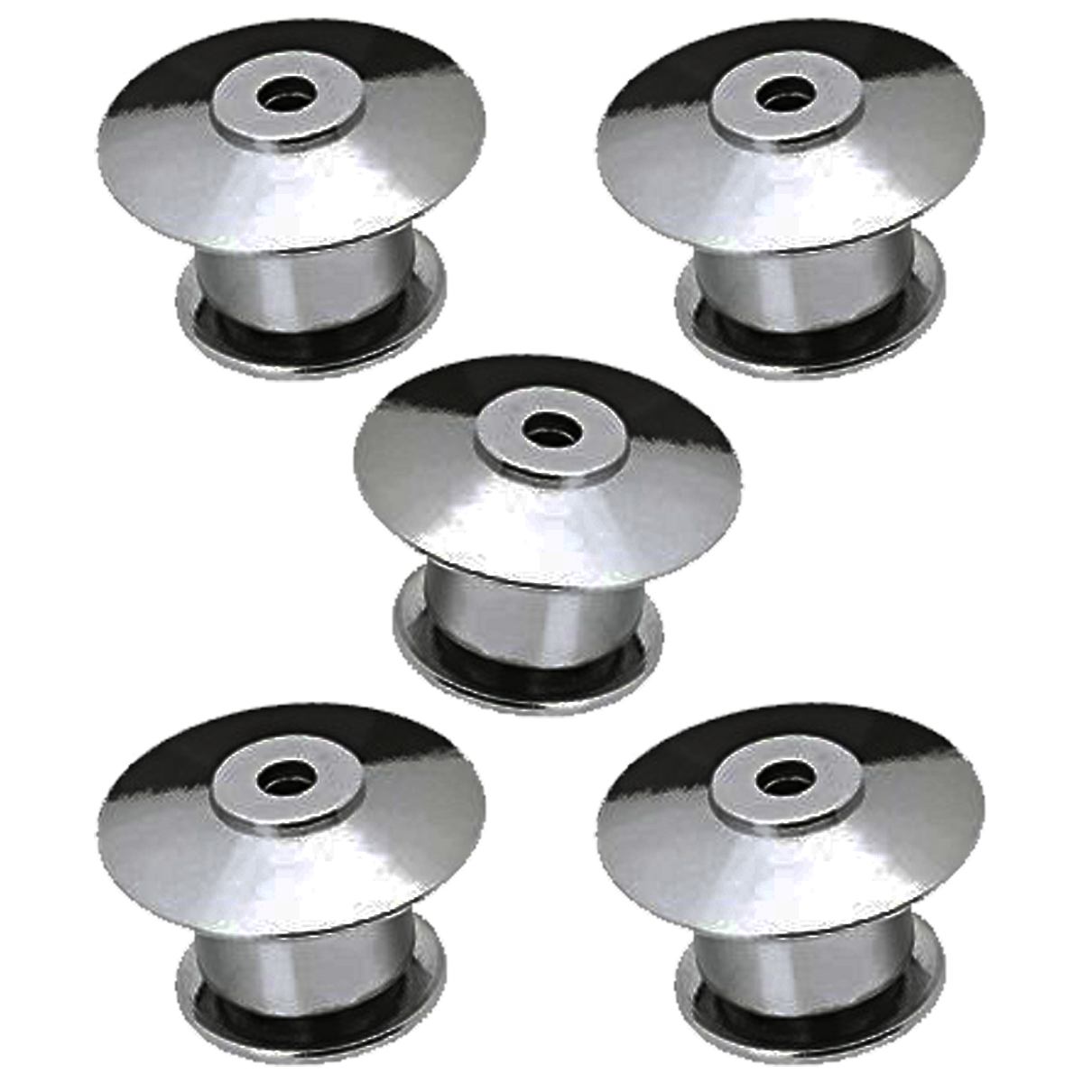 5 Silver Deluxe Safety Locking Pin Backs, Pin Keepers Locking Clasps Scouts Uniform Nameplate