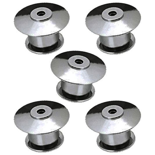 5 Silver Deluxe Safety Locking Pin Backs, Pin Keepers Locking Clasps Scouts Uniform Nameplate