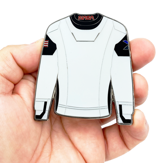 G-015 SpaceX Nasa inspired uniform Shirt Challenge Coin Crew Dragon spacecraft Resilience Falcon 9 C207 Kennedy Space Center