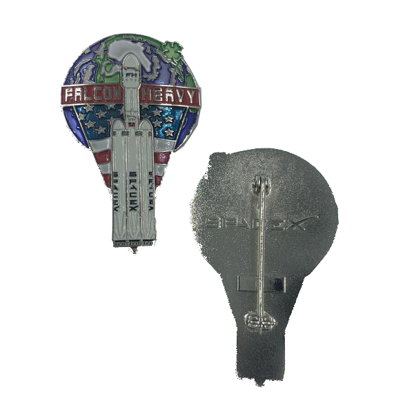discontinued KK-004 SpaceX Falcon Heavy Large pin Space X