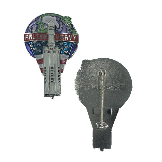 discontinued KK-004 SpaceX Falcon Heavy Large pin Space X