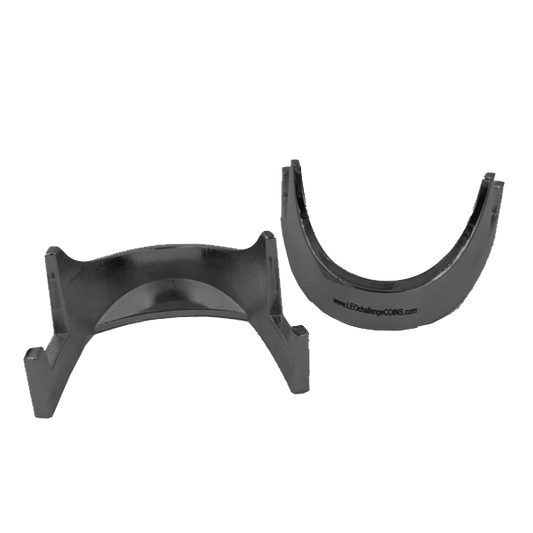 MC-002 Black Nickel LARGE Challenge Coin Holder Display Stands 3-pack (BIG size)