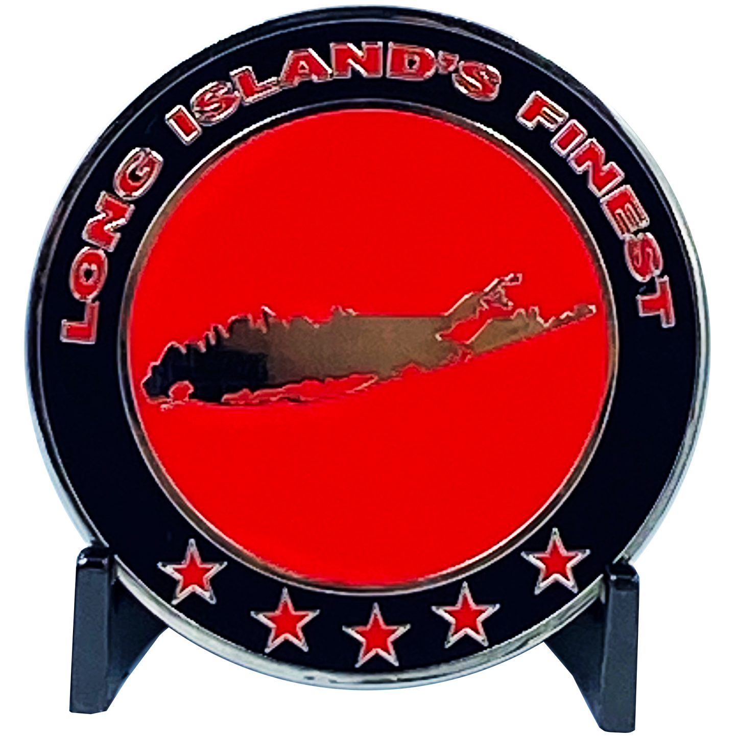 DL5-14 SCPD LI Suffolk County Police Department Long island Dept. Challenge Coin thin blue line