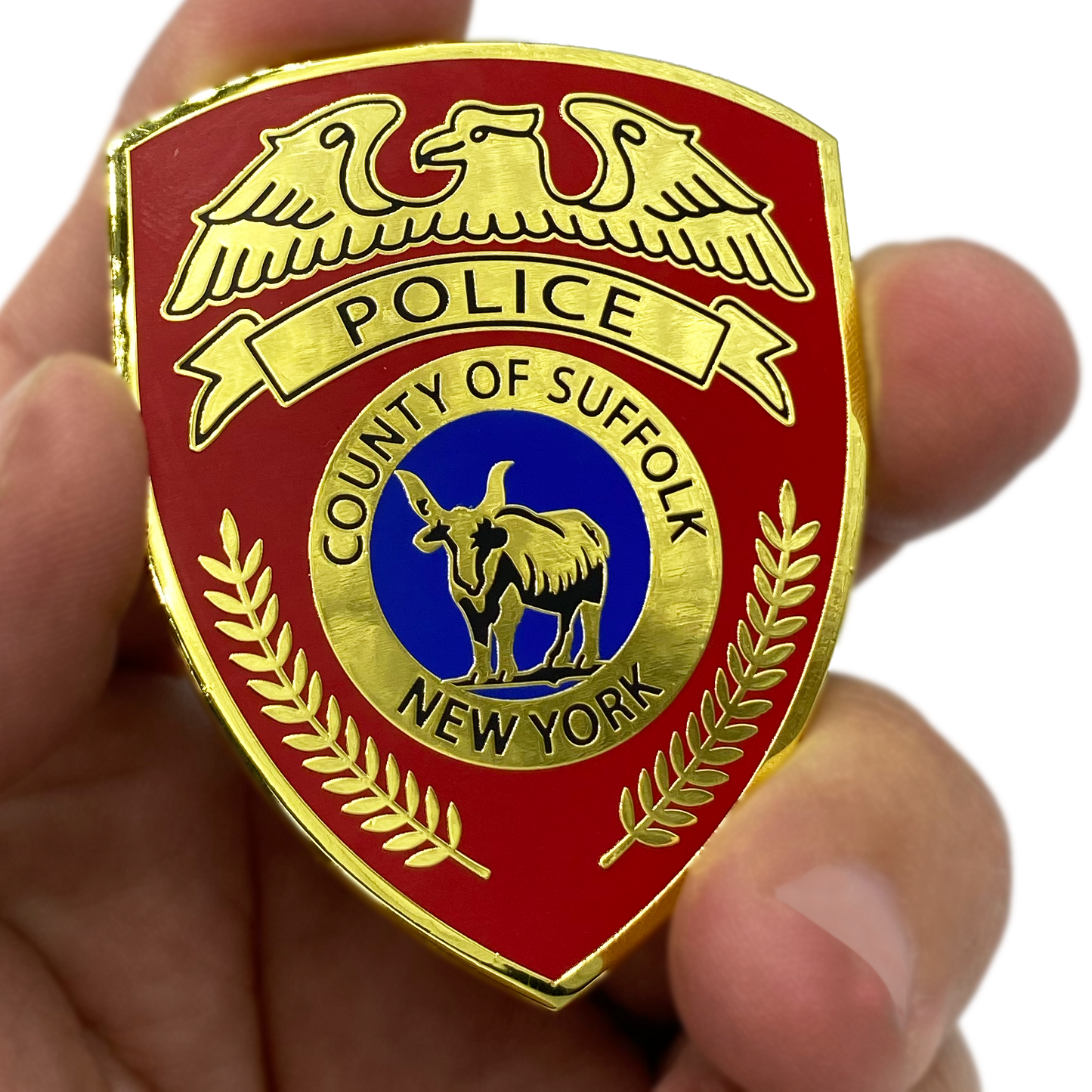 DL10-09 LI Suffolk County Police Department Long island Dept. Challenge Coin thin blue line SCPD