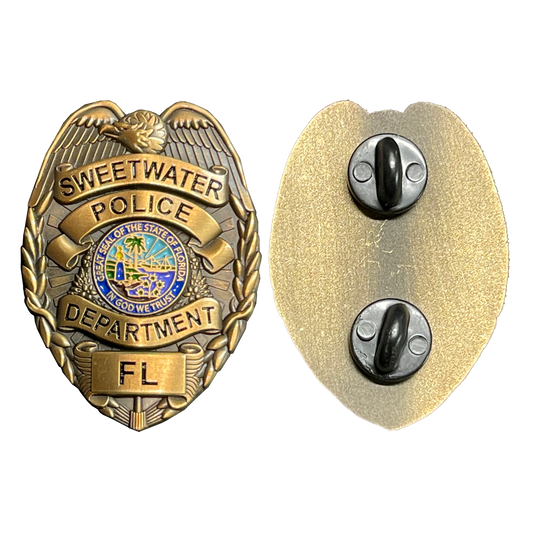 EL7-03 Sweetwater Police Department Miami Florida Lapel Pin Sweet Water