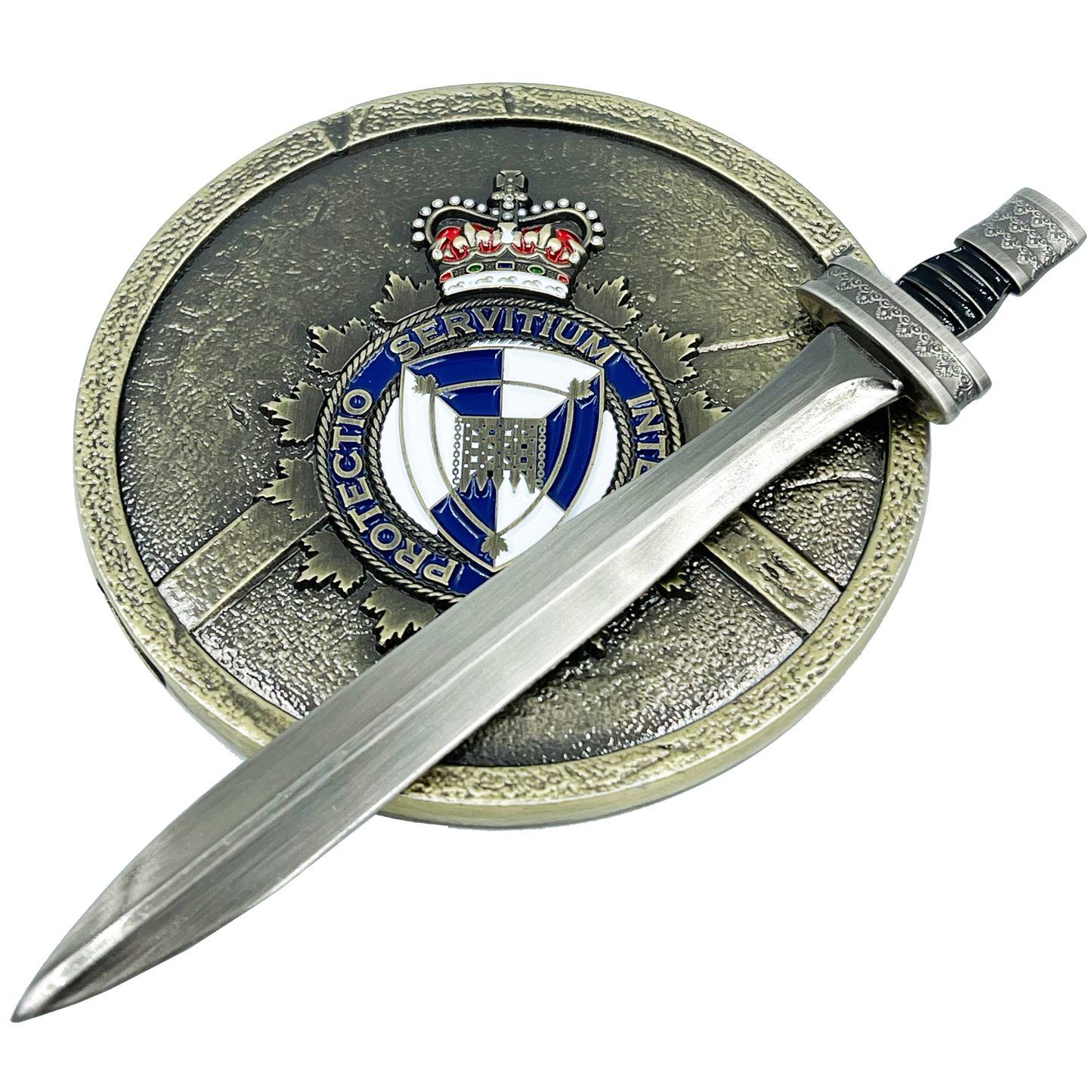 BL9-004 CBSA ASFC Canada Border Services Agency Shield with removable Sword Challenge Coin Set Canadian Customs