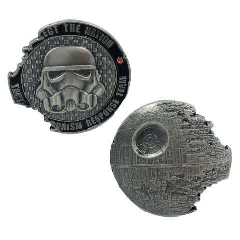 KK-001 TACTICAL TERRORISM RESPONSE TEAM TTRT CBP Challenge Coin Rogue