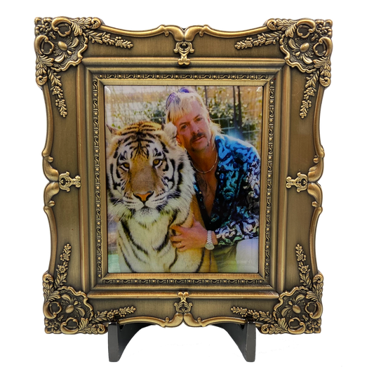 discontinued CL2-18 Huge Tiger King Joe Exotic Carole Baskin Challenge Coin