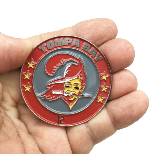 BL6-012 Tompa Bay challenge coins Tom "GOAT" Brady