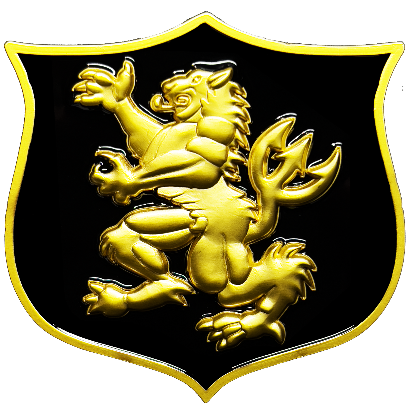 GL11-008 Navy Seal Team 6 Naval Special Warfare Lion Trident Shield Challenge Coin Seal Team Six