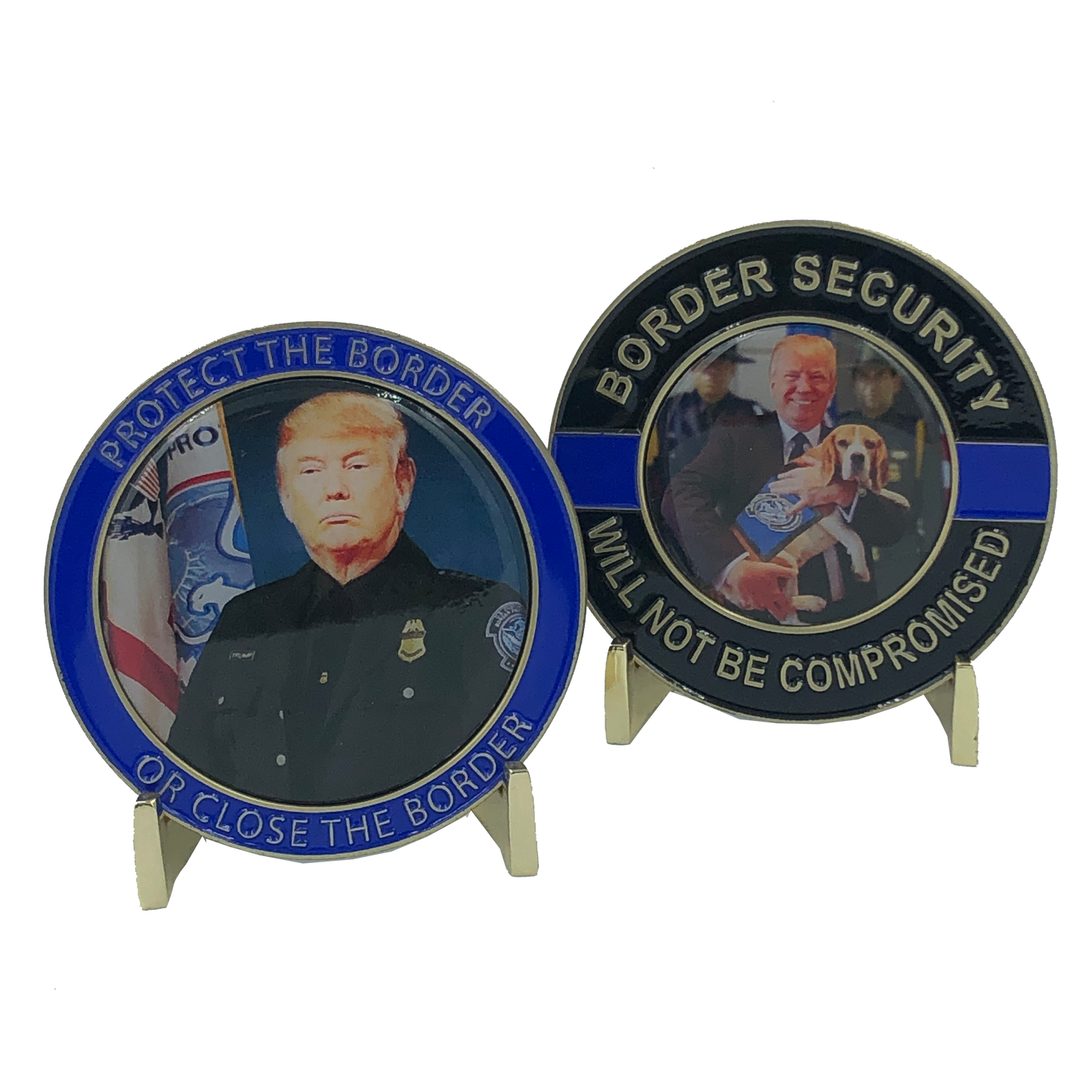 J-017 Trump Field Operations Challenge Coin CBP Officer Field Ops