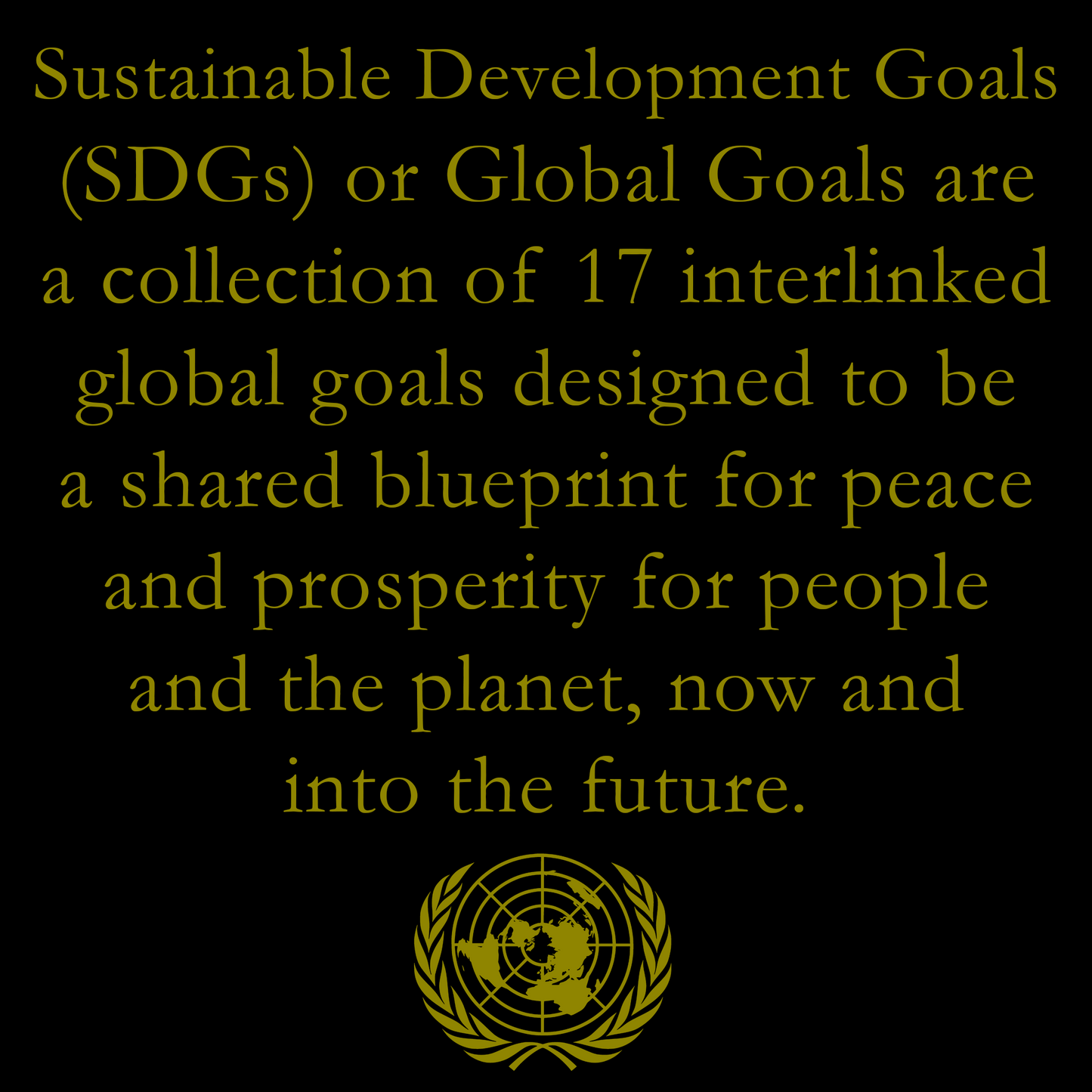 GL3-004 UN 17 Sustainable Development Goals United Nation not NATO Global Goals Lapel Pin Blueprint for Peace