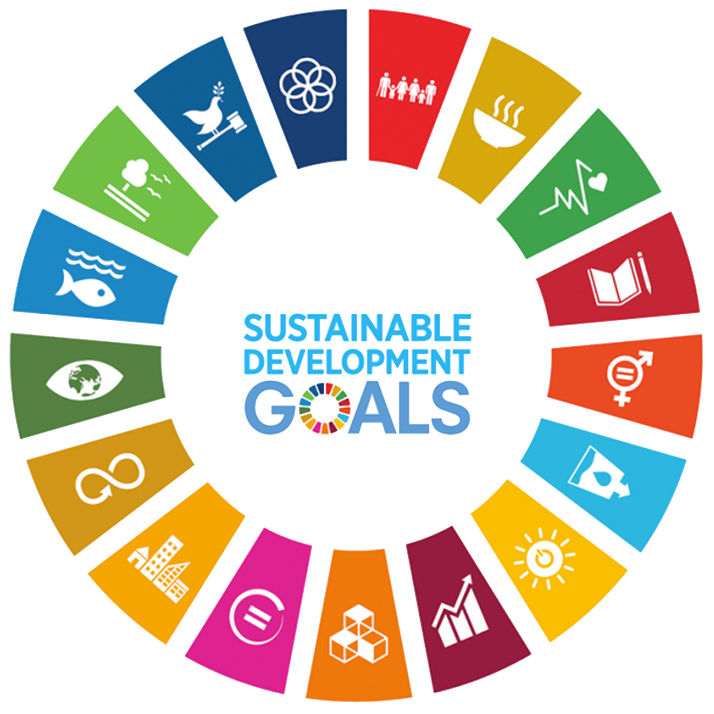 GL3-004 UN 17 Sustainable Development Goals United Nation not NATO Global Goals Lapel Pin Blueprint for Peace
