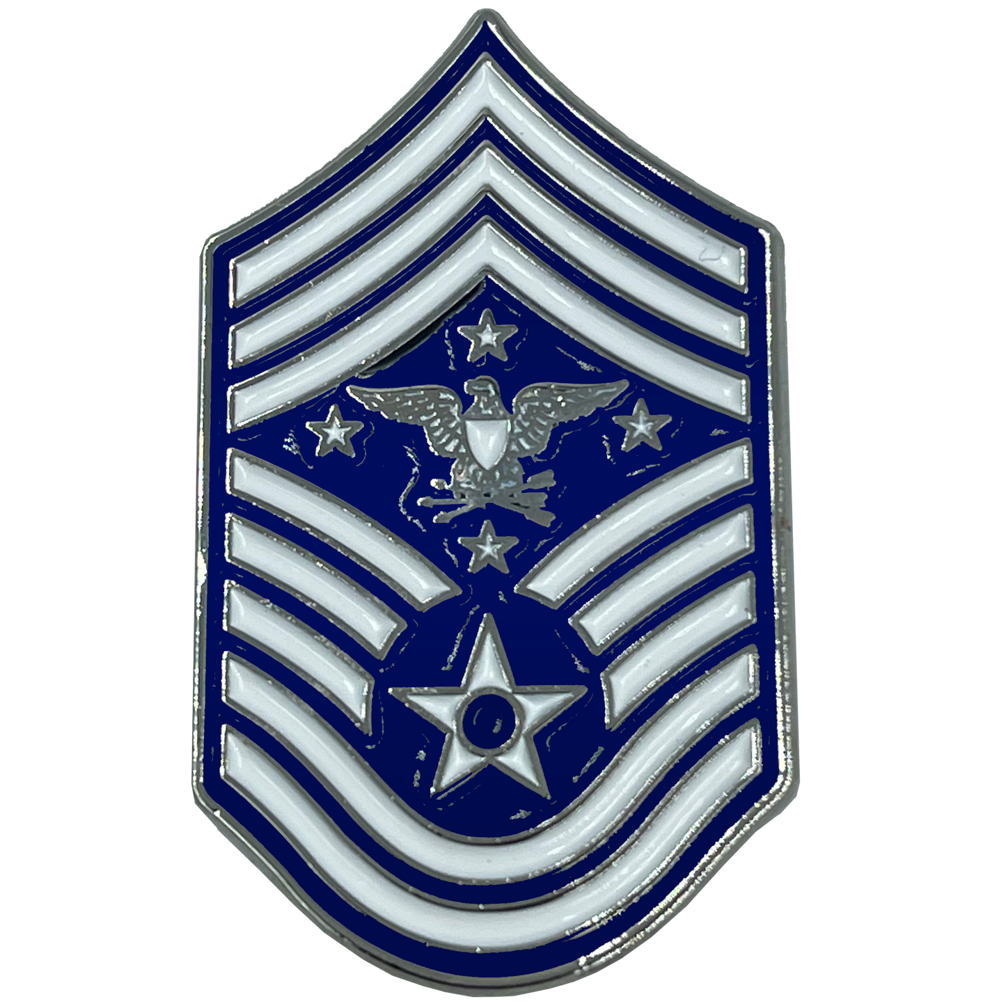 DL10-16 Senior Enlisted Advisor to the Chairman of the Joint Chiefs of Staff Air Force Senior Enlisted Advisor Chief Master Sergeant Rank (Eagle Looking Left) USAF Pin rank