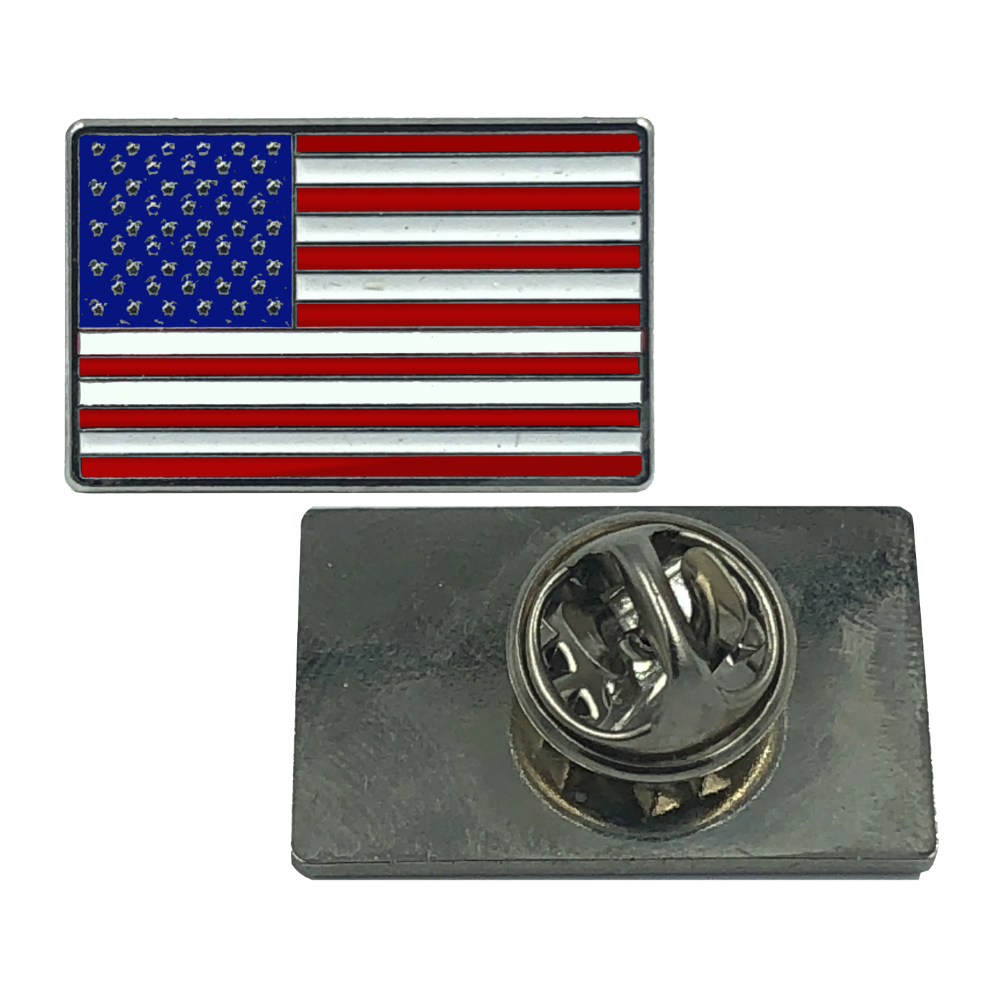 L-25 American Flag Lapel Pin, U.S. Stars are Stripes, Old Glory US USA