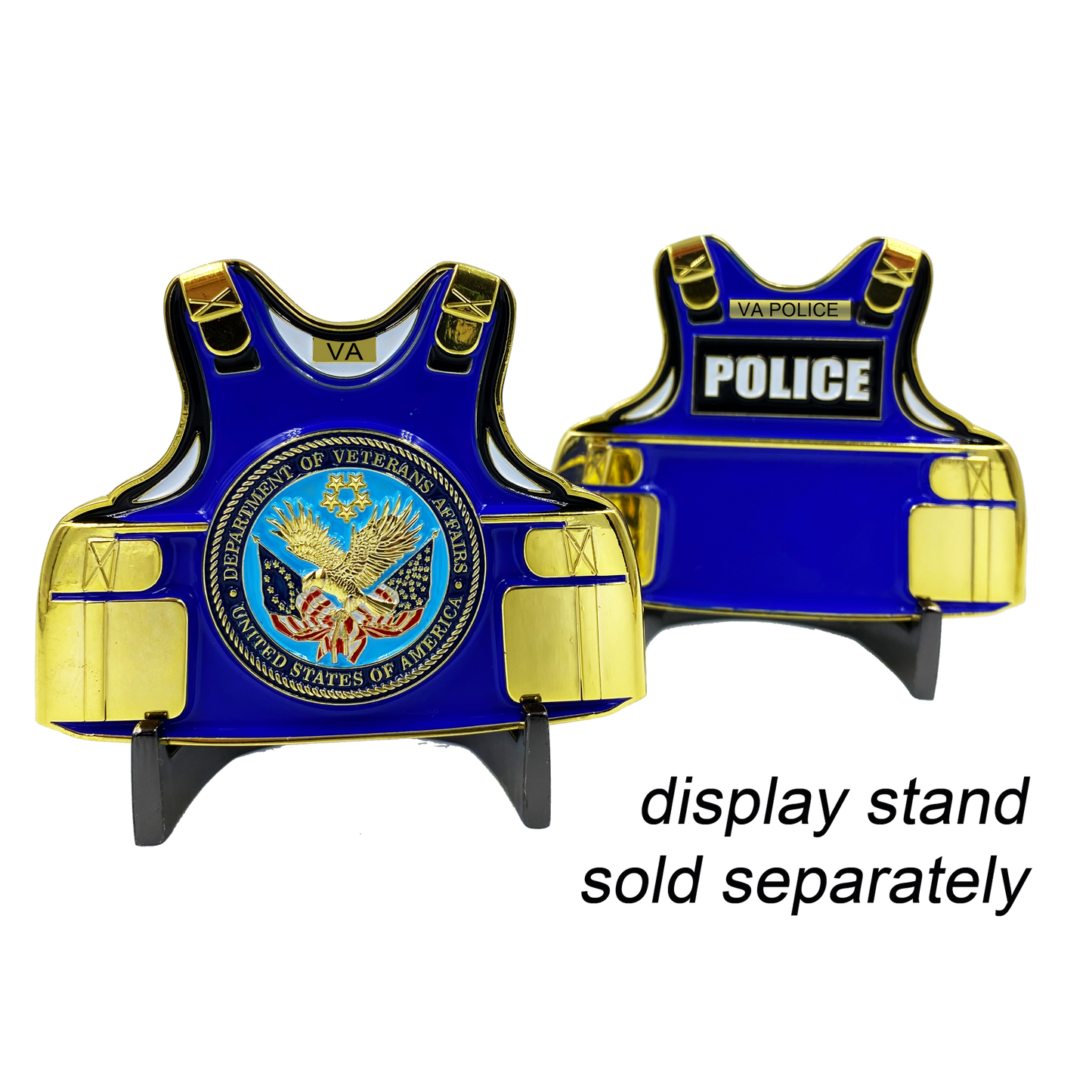 K-023 VA Police Body Armor Challenge Coin Veterans Affairs Medallion