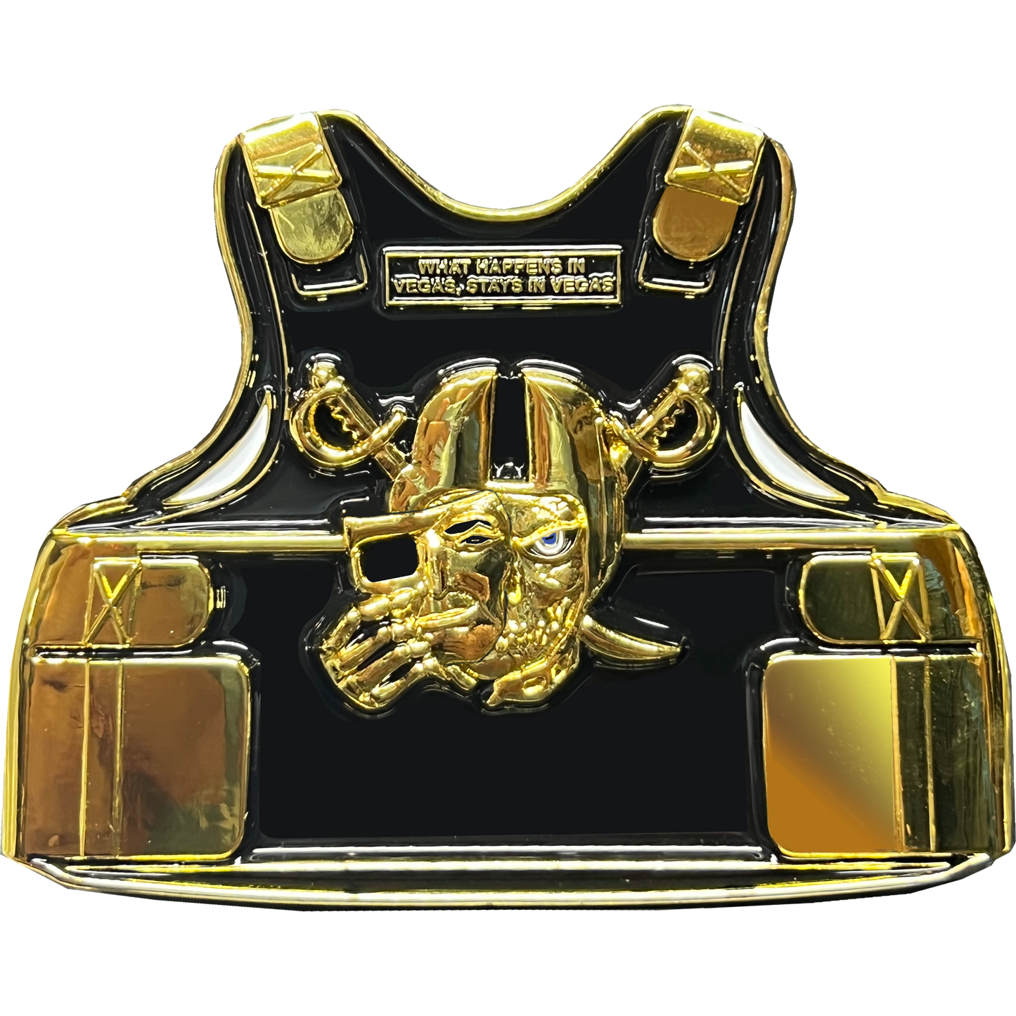 EL11-002 Las Vegas Metropolitan Police Challenge Coin Vest LVMPD