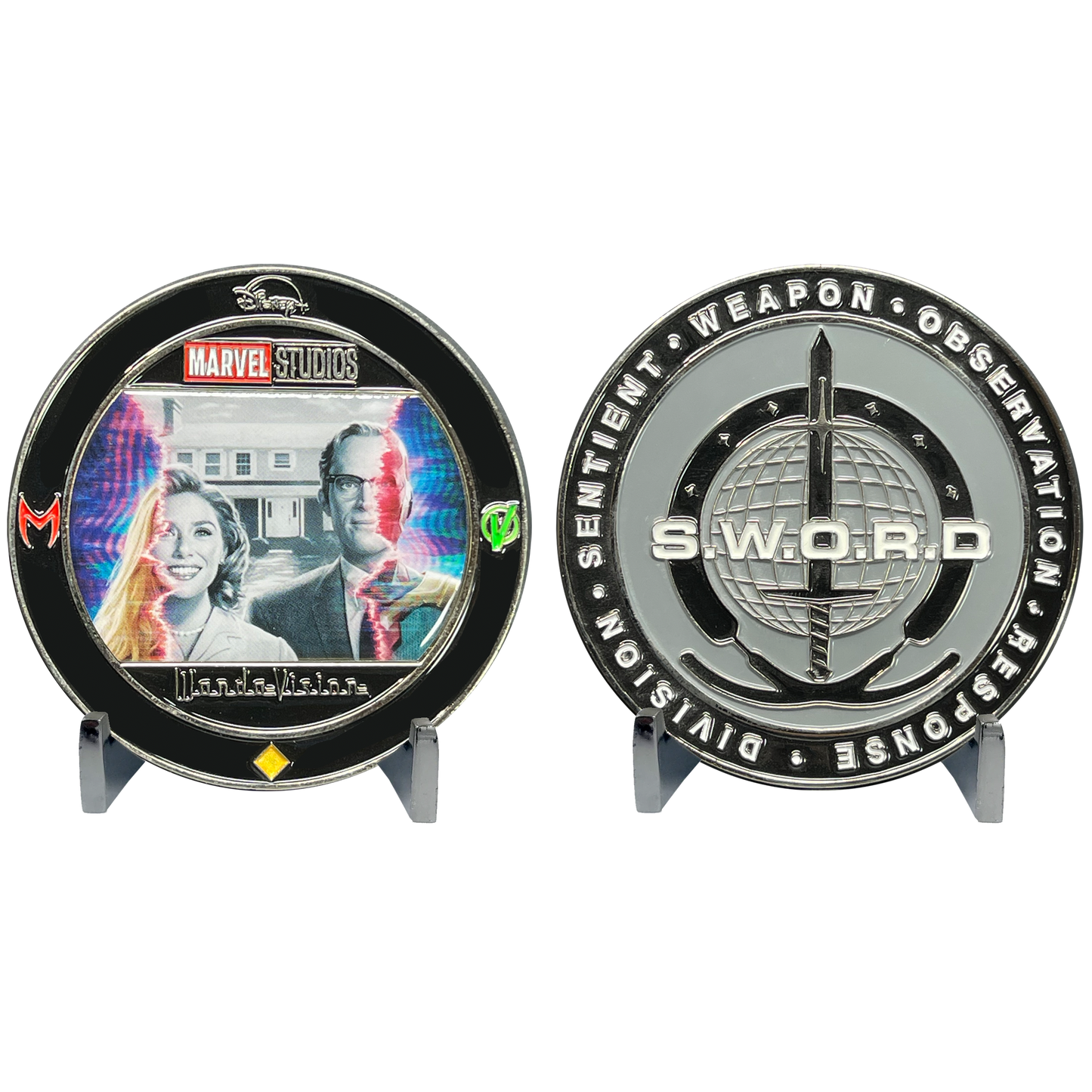 BL11-005 Wanda Vision Challenge Coin WandaVision Hex Vision SWORD