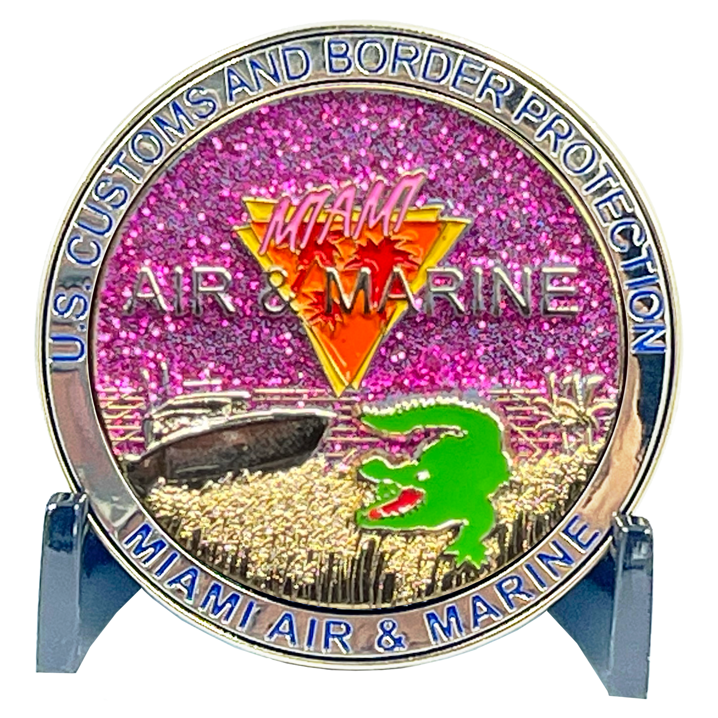 EL6-014 Miami Air and Marine CBP AMO challenge coin