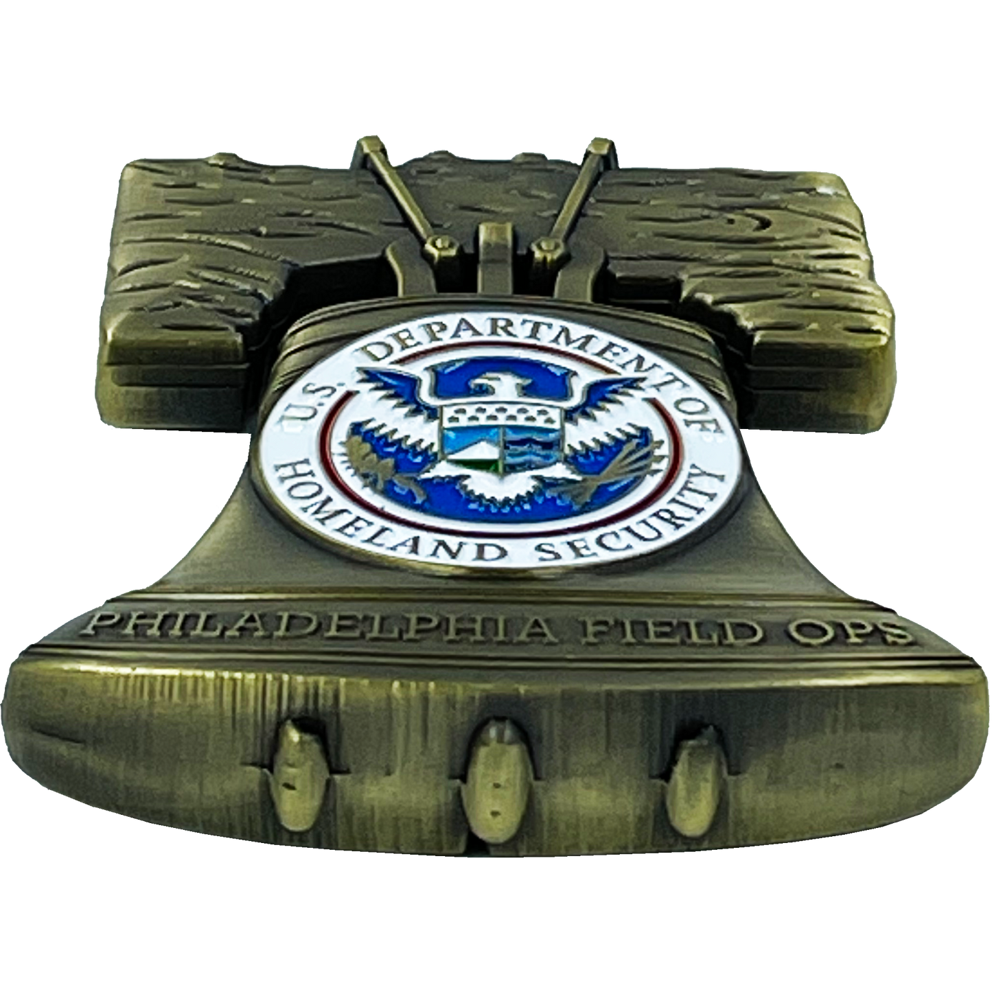 BL12-017 CBP Field Operations Philly Liberty Bell Philadelphia Field Office Challenge Coin