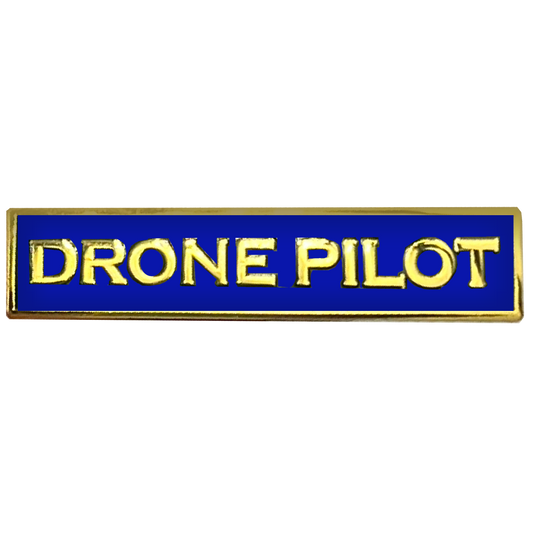 PBX-003-H DRONE PILOT Blue Commendation Bar Pin Police Government Realtor Commercial FAA