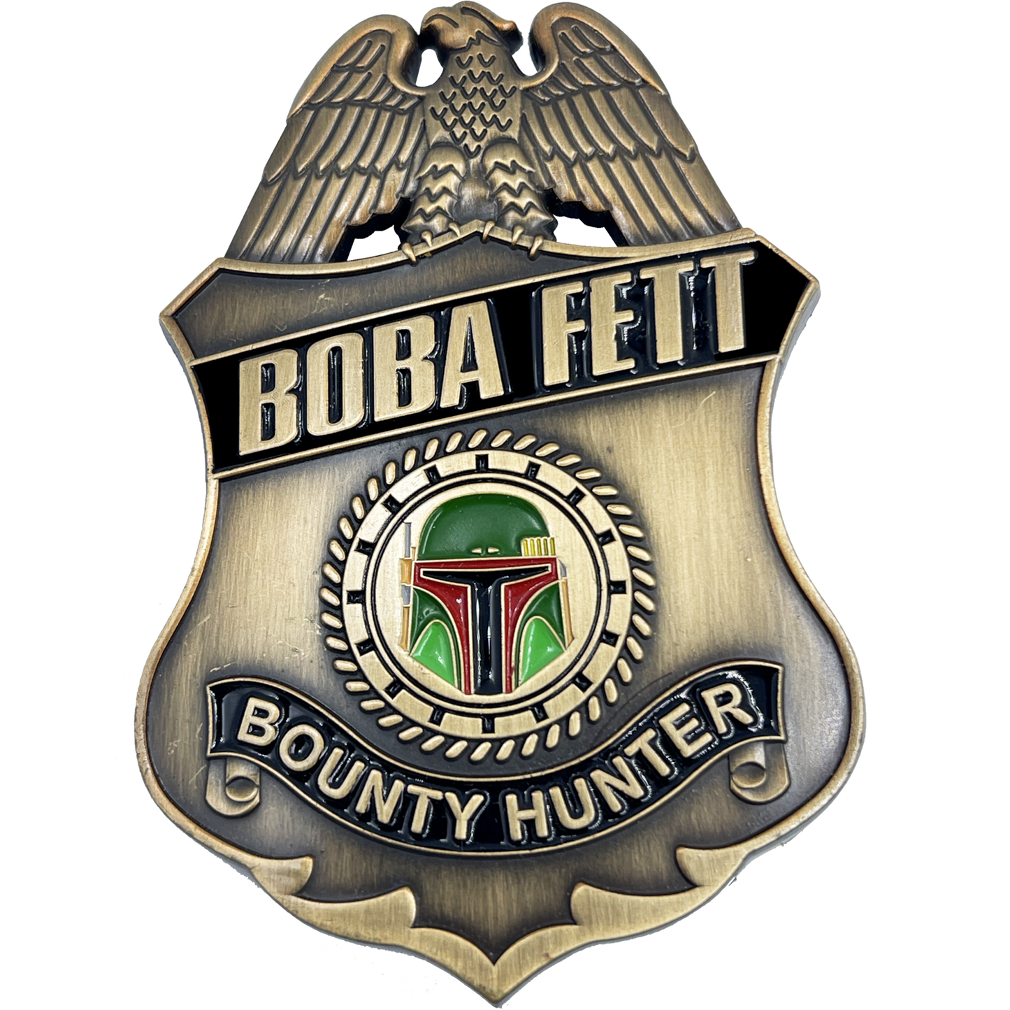 discontinued BL16-016 Boba Fett Bounty Hunter Full Size pin