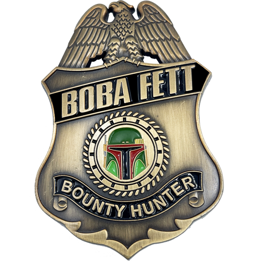 discontinued BL16-016 Boba Fett Bounty Hunter Full Size pin