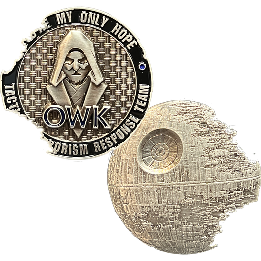 DL13-009 Obi-wan Kenobi You're My Only Hope Death Star II Rogue TACTICAL TERRORISM RESPONSE TEAM 12 TTRT CBP Challenge Coin
