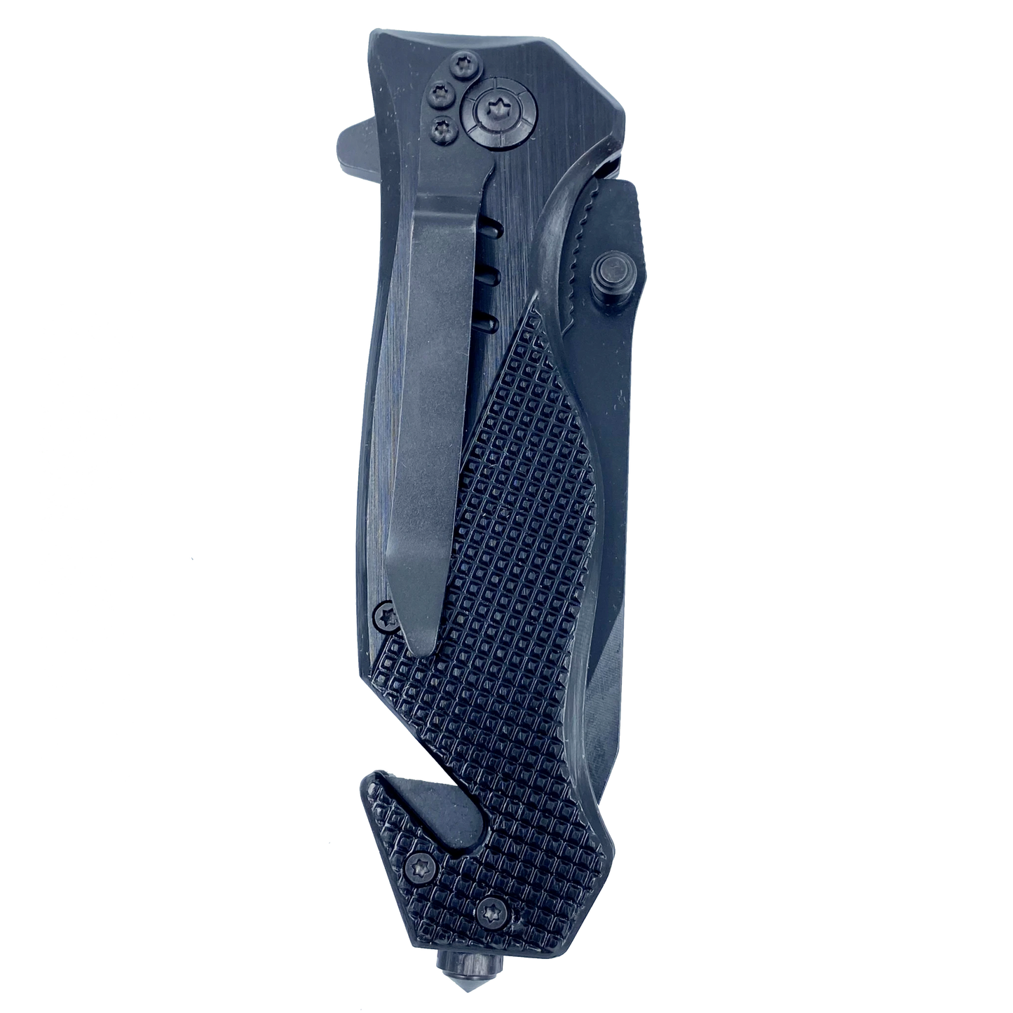 Thin Gold Line Police collectible 3-in-1 Tactical Officer Rescue tool with Seatbelt Cutter, Steel Serrated Blade, Glass Breaker 911 Emergency Dispatcher thin yellow line